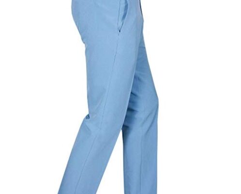 Adidas Golf Ultimate 3 Stripe Trousers – Ash Blue