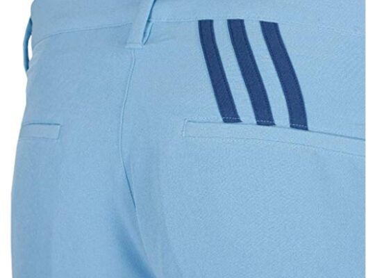 Adidas Golf Ultimate 3 Stripe Trousers – Ash Blue