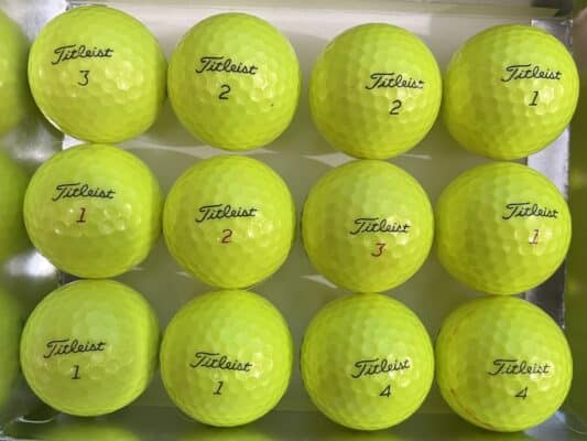Titleist yellow pro v1/ pro v1x / avx