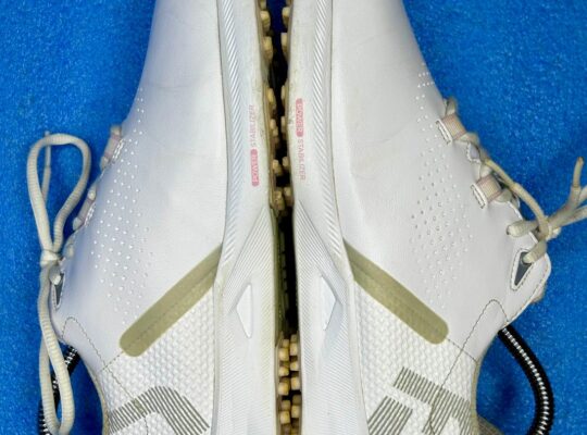 “FootJoy Womens Fuel Golf Shoes-White/Light Pink”