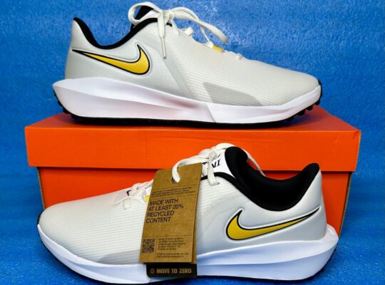 “Nike Infinity G NN Golf Shoes (White/Black/Topaz)