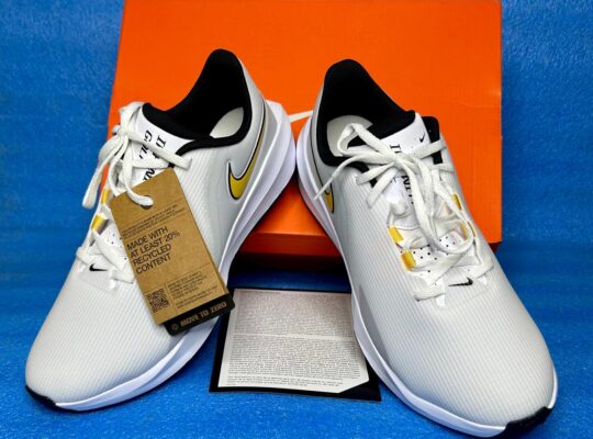 “Nike Infinity G NN Golf Shoes (White/Black/Topaz)