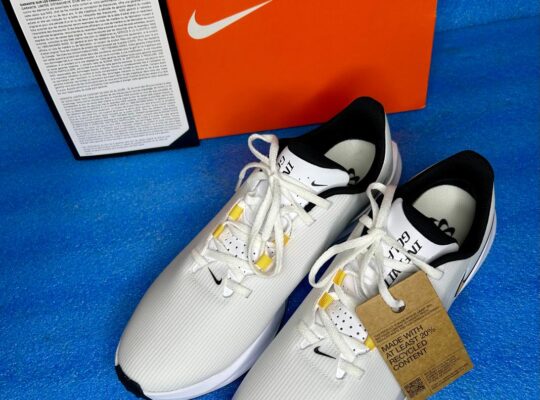 “Nike Infinity G NN Golf Shoes (White/Black/Topaz)